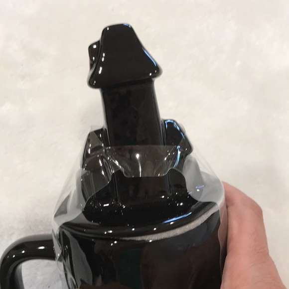 Rae Dunn HAUNTED Halloween mug with topper - Picture 5 of 7